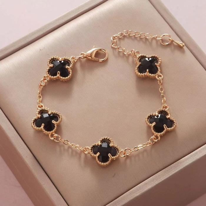 Gambar Gelang daun semanggi clover Anti Karat Onigems dari Onigems undefined 2 Tokopedia