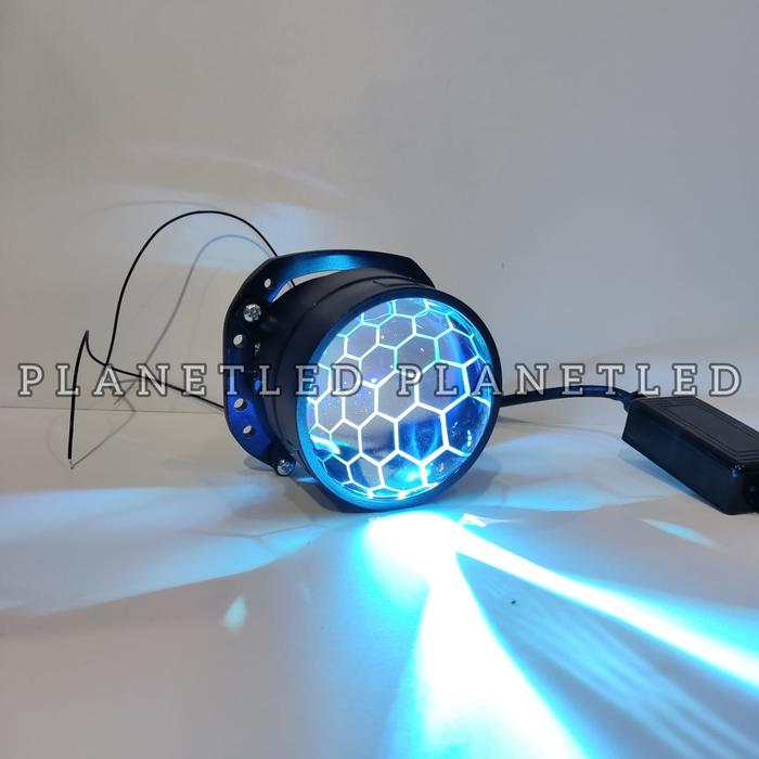 Gambar Lampu Biled Projector 2,5inch New Blue Lens Dengan Devil Eye 50 Watt - ICEBLUE, CR7 dari Planet LED undefined Tokopedia