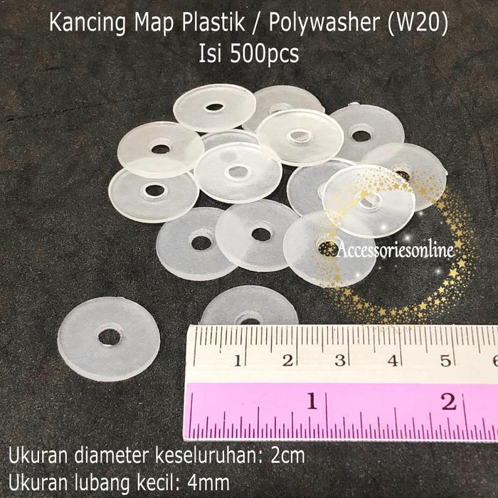 Gambar w20 kancing map polywasher - 500 pcs dari accessoriesonline undefined Tokopedia
