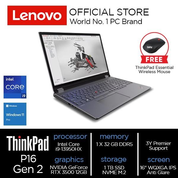中古 Lenovo ThinkPad P1 P16 RTX3500Ada ②｜Windowsノート本体
