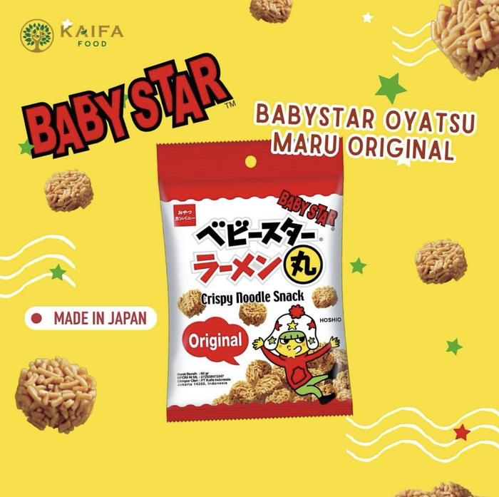 Gambar OYATSU BABY STAR MARU 60 GR | CRISPY NOODLE SNACK | PRODUCT OF JAPAN - MARU ORIGINAL dari Kellys Prelovedd undefined Tokopedia