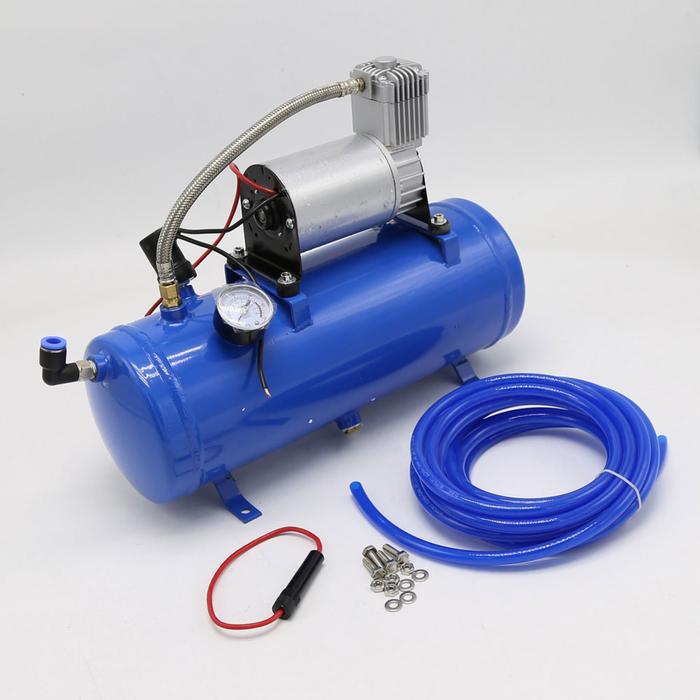 Gambar Tabung Kompresor Angin 12v 24v 150psi air compressor portable 6L - 12v dari LALAHOO ID undefined Tokopedia