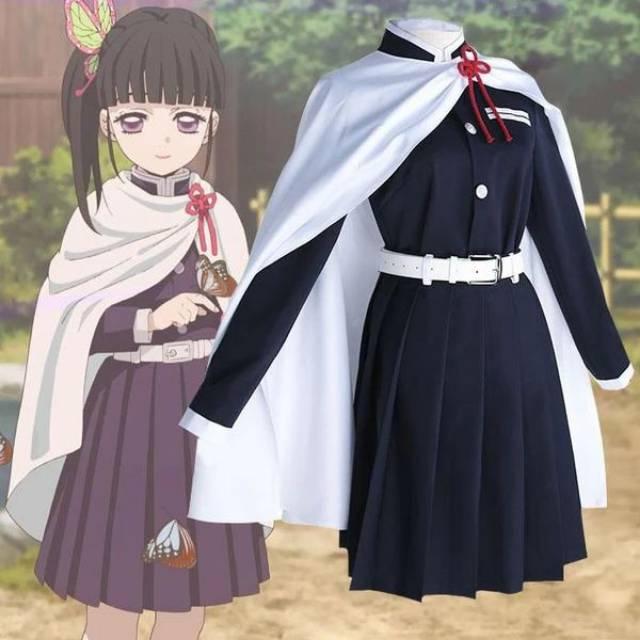Gambar Baju Cosplay Set Anime Kimetsu no Yaiba Kanao Tsuyuri Demon Slayer - M dari Digizone Hobbies Shop undefined Tokopedia