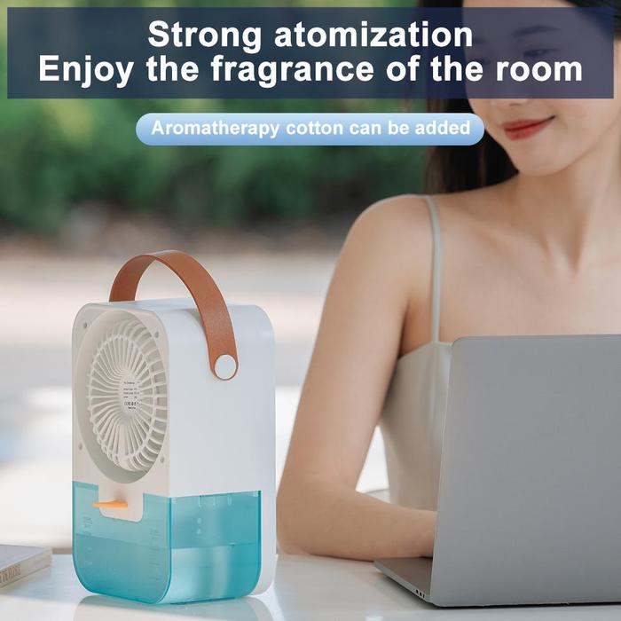 Gambar Goojodoq KIPAS PENDINGIN MINI AC PORTABLE AIR COOLER MOBIL DAN RUANGAN - White dari chimoshop undefined Tokopedia