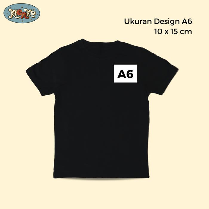 Gambar Jasa Sablon DTF Kaos Satuan Design Sendiri Bebas Premium / Custom DTF / Custom Sablon Full Color / Sablon Satuan - A6 dari kienko.id undefined Tokopedia