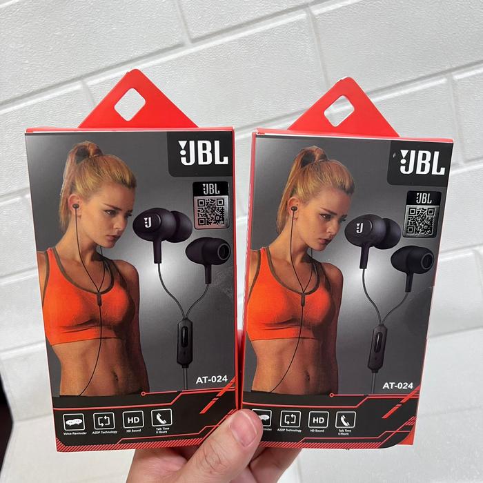 Jual Headset Handsfree Earphone JBL AT 024 Best Quality Kota