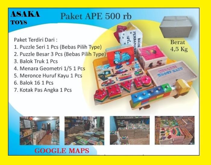 Gambar MAINAN ANAK ANAK PERAGA / PERMAINAN EDUKATIF ANAK TK -PAUD BERKUALITAS - PAKET 1 dari ASAKA PRIMA undefined 5 Tokopedia