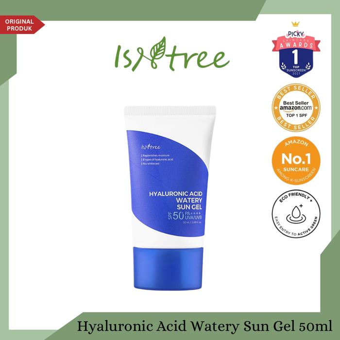 Gambar Isntree Hyaluronic Acid Watery Sun Gel 50ml dari Isntree Skincare Indonesia undefined Tokopedia
