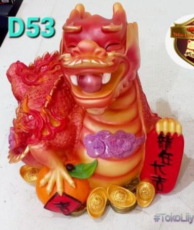 Gambar Hiasan Naga Imlek / Patung Shio / Pajangan CNY / Dekorasi Fiber - D53 dari Lily chinesse store undefined Tokopedia