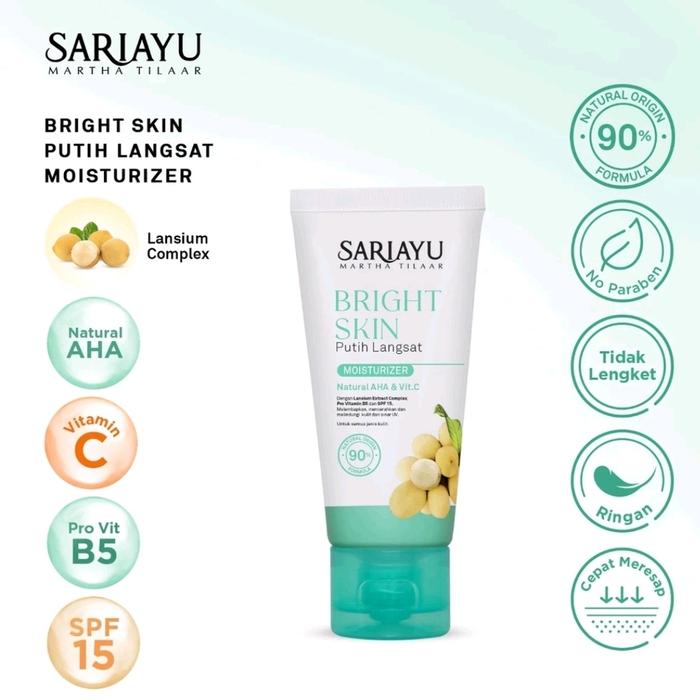 Gambar Sariayu Putih Langsat Moisturizer / Pelembab Wajah - 35gr dari Sinar Asia Cosmetics Kranji undefined Tokopedia