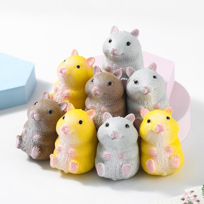Gambar Mainan Squishy Pencet Anti Stress Boneka Remas Pop It Hamster Karakter - Hamster Coklat dari Sumo Babyy undefined Tokopedia