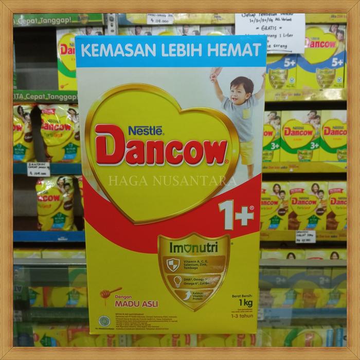 Gambar Dancow 1+ Madu 1 kg  Box (Usia 1-3 Tahun) | Dancow 1 Plus Madu 1000gr dari Haga Nusantara undefined Tokopedia