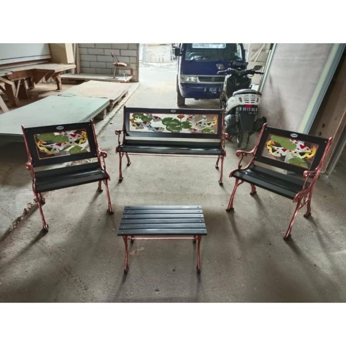 Gambar KURSI TERAS KURSI TUNGGU KURSI TAMAN KURSI JALAN KURSI BESI - FUL SETT dari STOREMAJASARI undefined Tokopedia