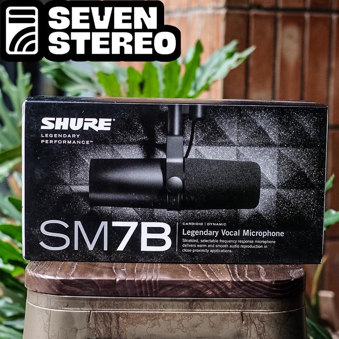 Gambar Shure SM7B Dynamic Vocal Studio Microphone Podcast Recording dari Seven Stereo undefined Tokopedia