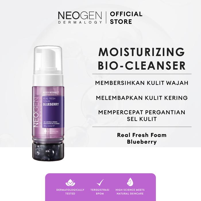 Gambar Neogen Dermalogy Real Fresh Foam Blueberry dari NEOGEN DERMALOGY INDONESIA undefined Tokopedia