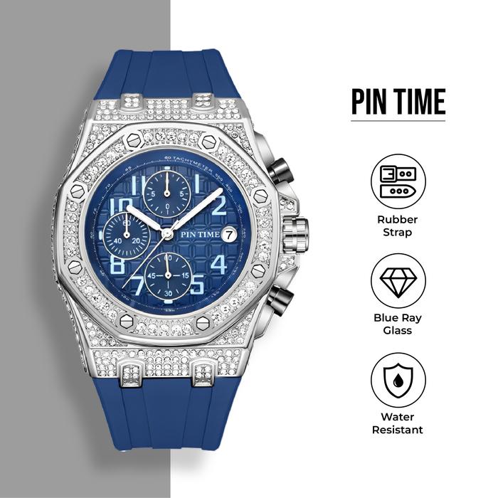 Jual PIN TIME - Jam Tangan Unisex Double Diamond Original Water 