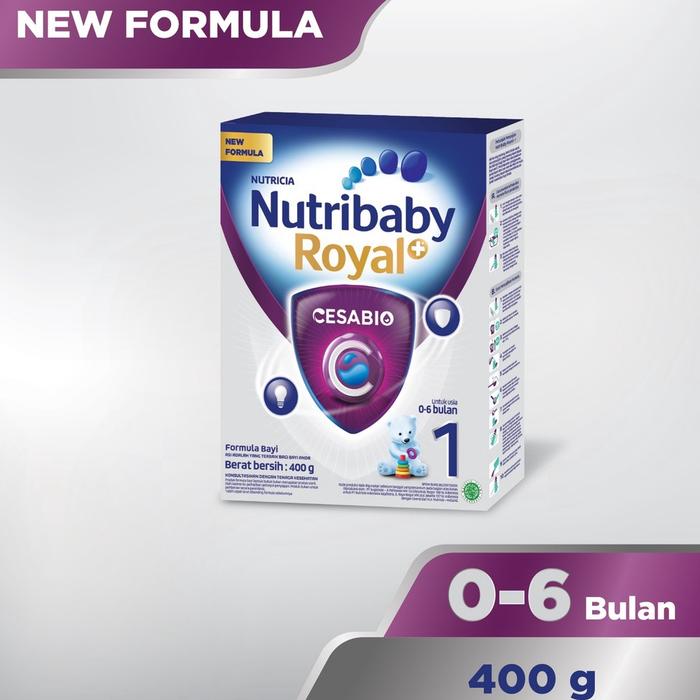 Gambar Diskon Baru Nutribaby Royal+ Cesabio 1 Formula Bayi Bubuk 400 gr dari yessolshop7 undefined Tokopedia
