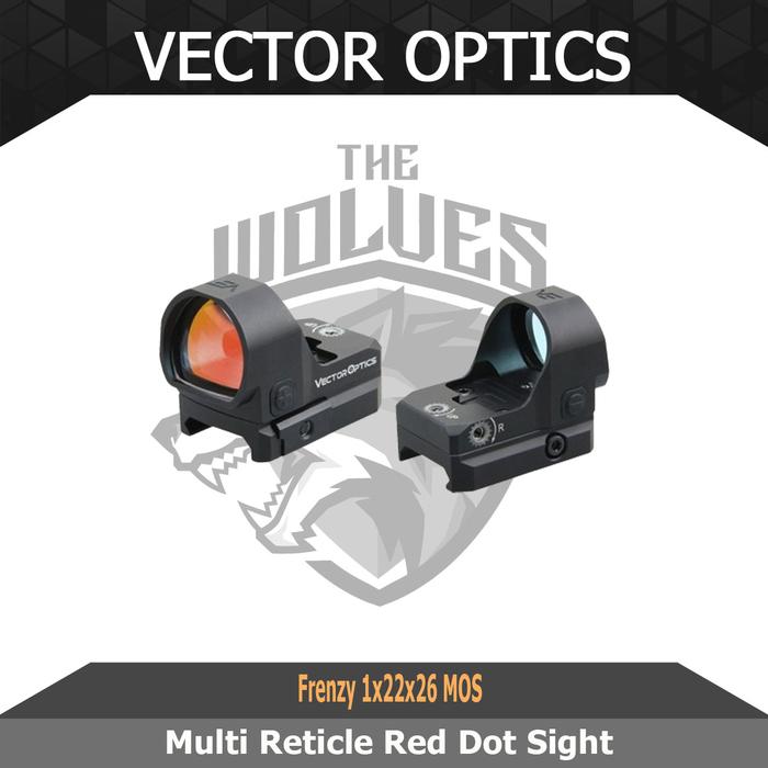 Gambar VECTOR OPTICS Frenzy 1 x 22 x 26 M O S Multi Re ti c le Red Dot Sight dari THE WOLVES undefined Tokopedia
