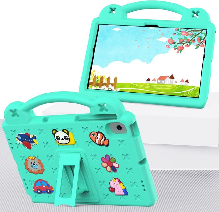 Gambar Lenovo Tab M10 Plus Tablet 3rd Gen DIY Standing Case Casing Cover Anak - Hijau dari Forsakey Gadget Acc undefined Tokopedia