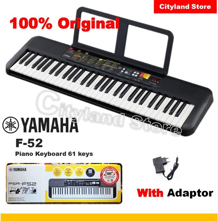 Gambar keyboard yamaha psr f52/ Piano keyboard yamaha psr f52 Original - Keyboard only dari CityLand store undefined Tokopedia