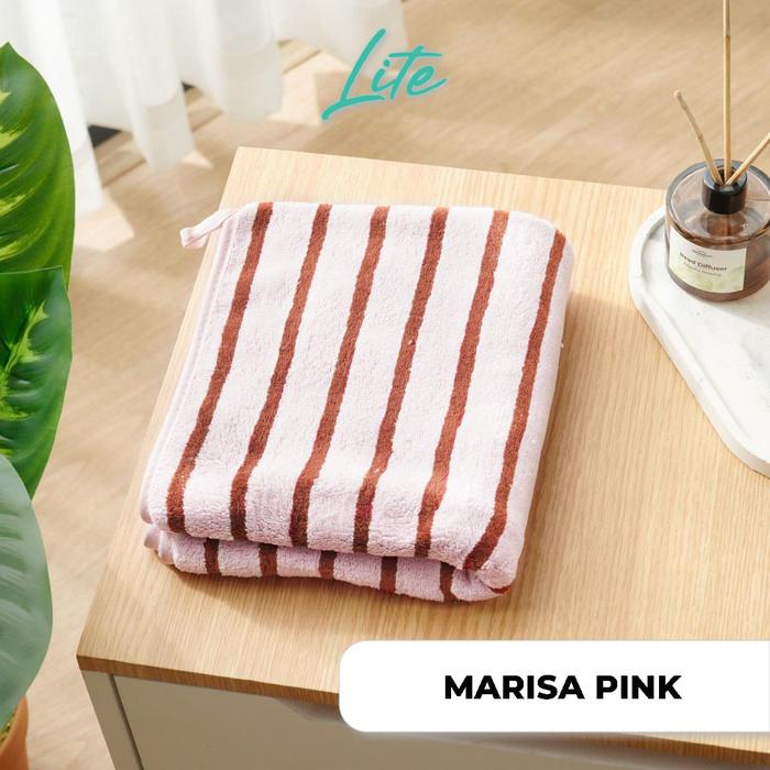 Gambar Kintakun Lite Handuk Sport Coral Fleece Bath Towel 35x75 Cm - Marisa Pink dari Home Klik undefined Tokopedia