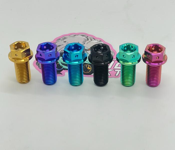 Gambar Baut Titanium Pro Nut M8 x 40 Model B - Pink dari HDJ Racing undefined Tokopedia