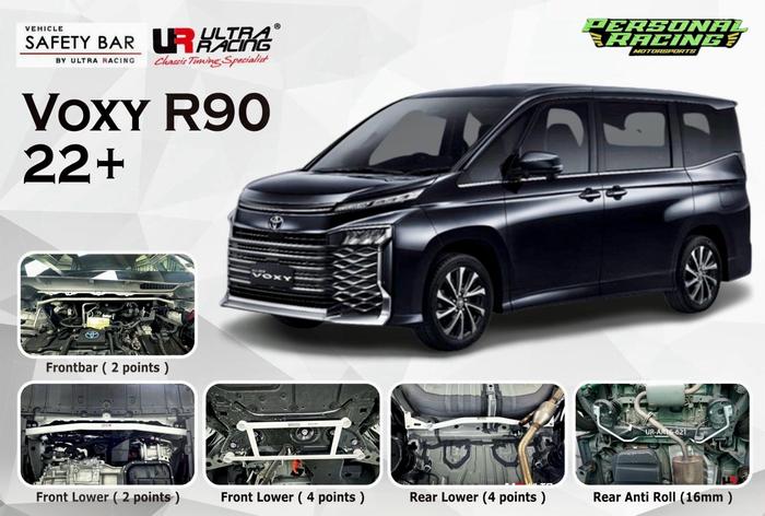 Gambar Aksesoris Stabiliser Strutbar Toyota Voxy 22+ Gen 4 R90 Hybrid - Frontbar dari Personal Racing Motorsports undefined Tokopedia