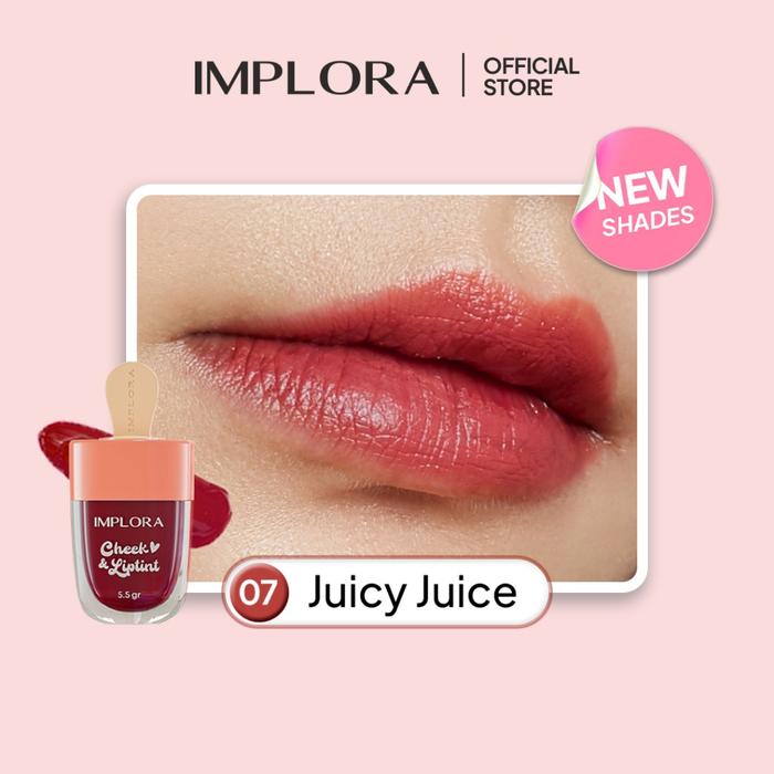 Gambar IMPLORA CHEECK AND LIP TINT - 07 juicy juice dari queenbee kosmetik undefined Tokopedia