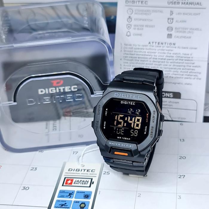 Gambar Jam Tangan Pria Digitec DG 5169 / DG-5169 / DG5169 ORIGINAL - Black dari ATOnlineStore undefined Tokopedia