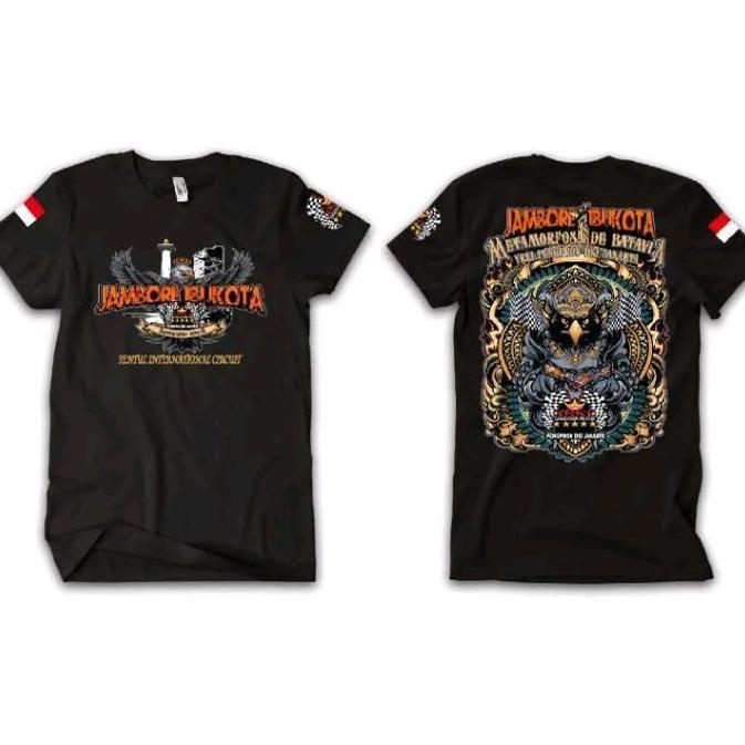 Gambar Kaos Jambore Ibukota Rx King / Kaos Jamda Sentul Jakarta / Kaos Rx - Hitam, S dari Meteor ID undefined Tokopedia