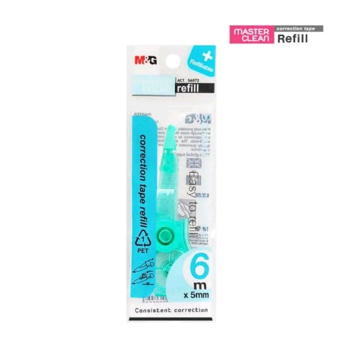 Gambar M&G MASTER CLEAN REFILLABLE CORRECTION TAPE PITA KOREKSI TIPEX ROLL - 1 buah refill dari ATK BERTUAH STATIONERY undefined Tokopedia