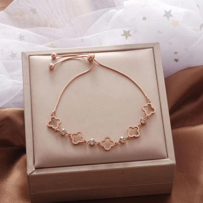 Gambar Gelang Pesona Bunga Emas Onigems titanium steel - Mawar emas dari Onigems undefined 4 Tokopedia