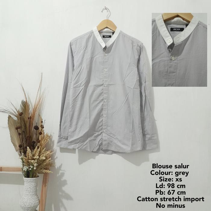 Gambar kemeja pria preloved bekas second - salur abu dari ROCHI.CO undefined 2 Tokopedia