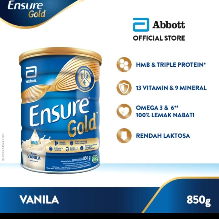 Gambar ensure vanilla 900gr - Vanila dari apak champ undefined Tokopedia
