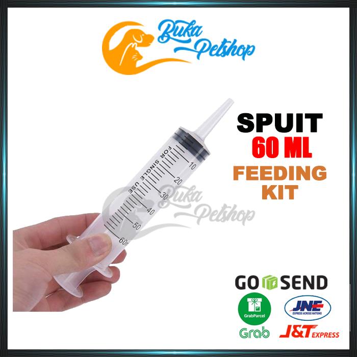 Gambar ALAT BANTU MAKAN KUCING ANJING Feeding Kit 60ml SPUIT 60ML - SPUIT 60ML dari BUKA PETSHOP undefined Tokopedia