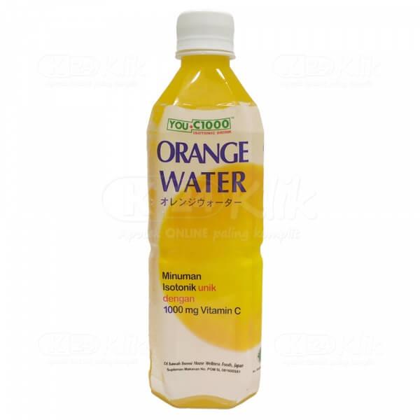 Gambar YOU C 1000 Orange water botol plastik 500ml WEO YC - orange dari We Store88 undefined Tokopedia