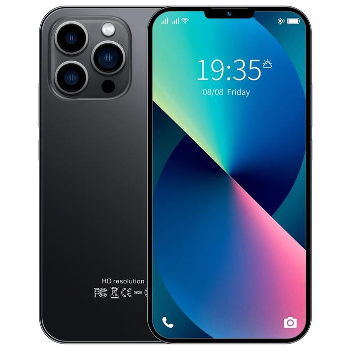 Gambar Smartphone i13 Pro Max Android hp murah i14 pro max 12GB RAM + 512GB - i13-Hitam, 256GB dari Sumber Panguripan01 undefined Tokopedia