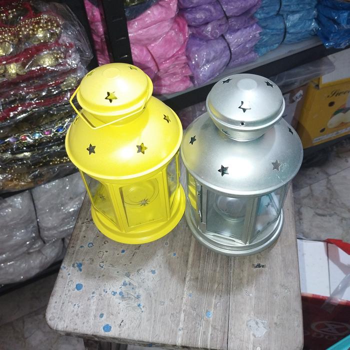Gambar Lentera lilin motif bintang tinggi 21cm dari VictoriaMG2 Shop Kota Administrasi Jakarta Utara Tokopedia
