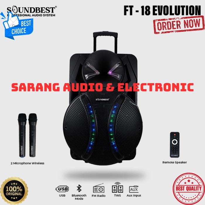 Soundbest Best Trolley Speaker Jual Speaker Portable SOUNDBEST FT