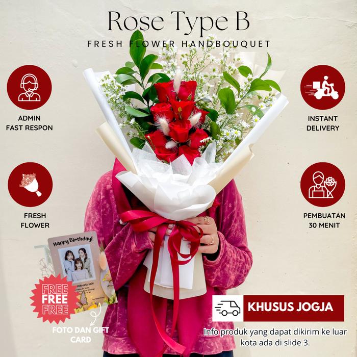 Gambar Kado Ultah Wisuda Sidang Fresh Bouquet Khusus Area jogja dari Dried Blume Bouquet undefined Tokopedia
