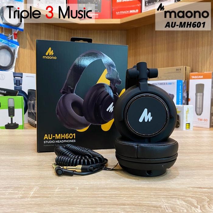 Gambar MAONO AU - MH601 MH 601 MONITOR HEADPHONE DJ HEADPHONE - MH601 ONLY dari Triple3music undefined Tokopedia