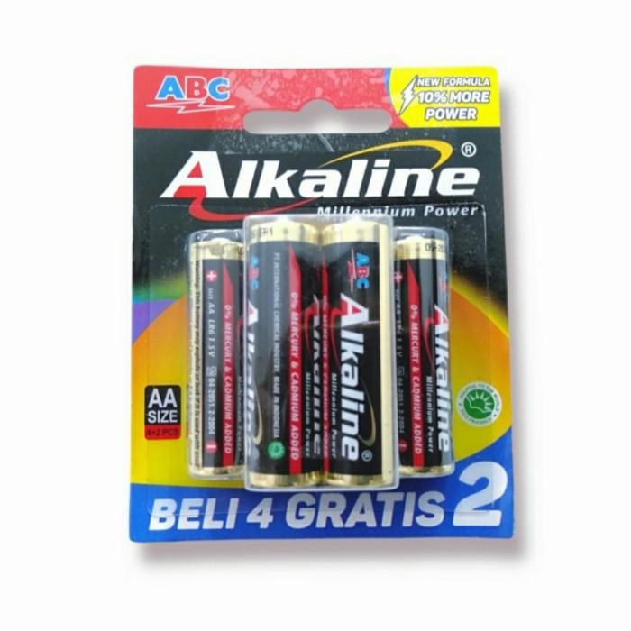 Gambar Baterai ABC Alkaline AA 4+2 / Baterai jam A2 dari Gottemall Store undefined Tokopedia