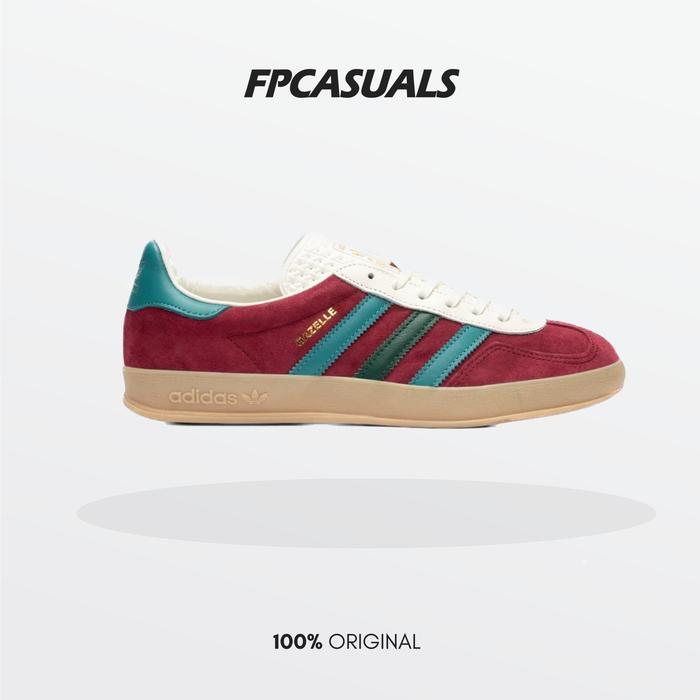 Adidas Gazelle Indoor Cellegiate Burgubdy Original Resmi 45 di Fpcasual  Tokopedia