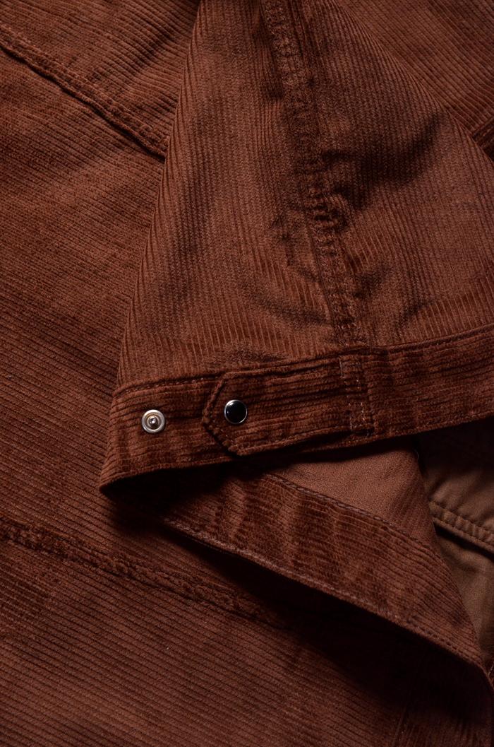 Gambar WSJ 001 - 10oz Brown Corduroy Sawtooth Jacket - S dari The Worker Shield & Co. undefined Tokopedia