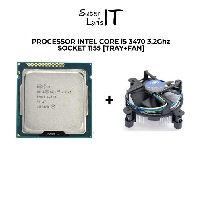 Gambar Processor Intel Core i5-3470 3.2Ghz LGA 1155 Tray + Fan dari Super Laris IT undefined Tokopedia