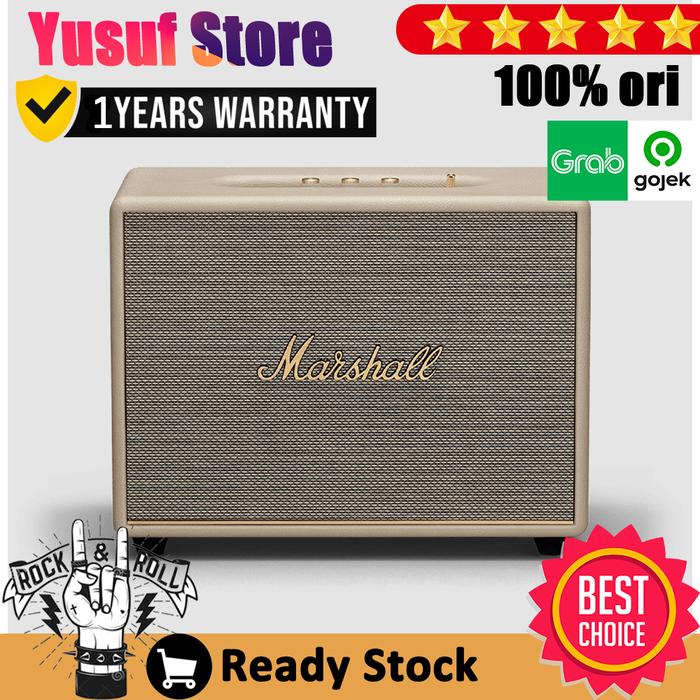 Gambar Marshall Woburn III Home Bluetooth Speaker - Cream dari icerolly undefined Tokopedia