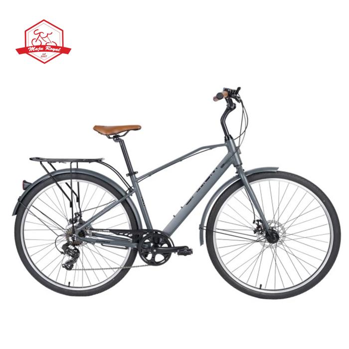 Gambar Sepeda Commuter City Bike Urban Element Gallium 7 Speed Shimano Alloy - Dark Grey dari Toko Sepeda Majuroyal undefined Tokopedia