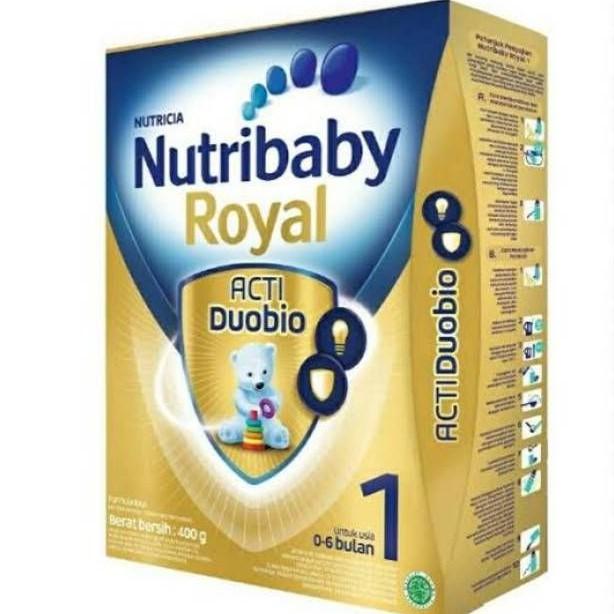 Gambar NUTRICIA NUTRIBABY ROYAL 1 ACTI DUOBIO 0-6BULAN BOX 400GR / SUSU FORML dari Apotek Manna Farma 2 undefined Tokopedia
