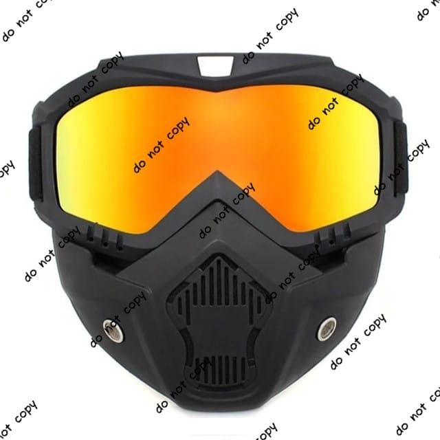 Gambar kacamata goggle helm masker motor trail motor cross - Golden dari Alat Ukur Dan Repeater undefined Tokopedia