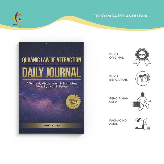 Gambar PO Buku Quranic Law of Attraction Daily Journal - Rusdin s rauf - paket single dari Bukukaluku Jogjakarta undefined Tokopedia